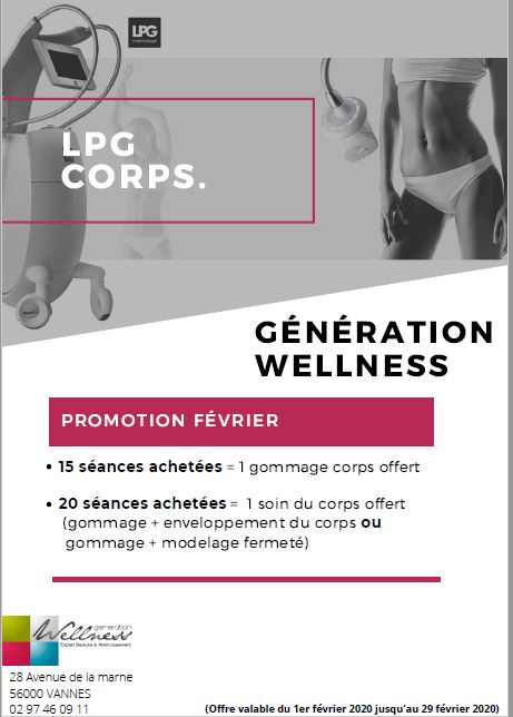 Generation Wellness Tarifs